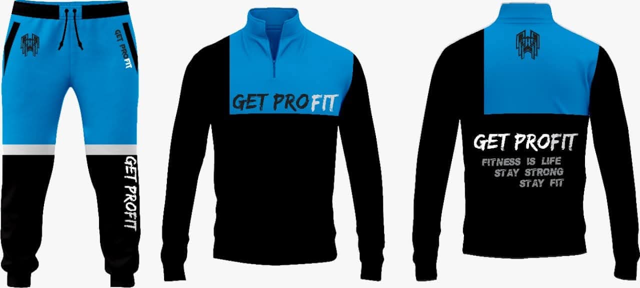 Get Pro Fit Sweatshirts Blue & Black